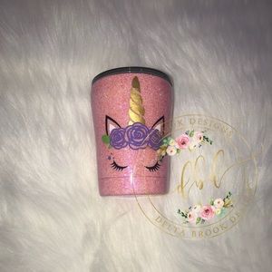 Kids glittered Tumblers 💓✨